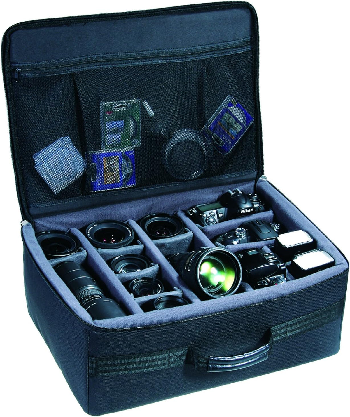 VANGUARD Supreme 46D Waterdichte Camera Case met Verwijderbare Divider System, Zwart