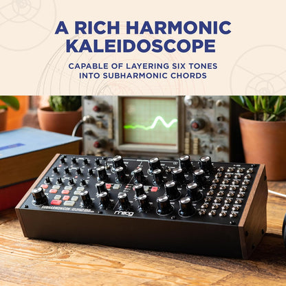 MOOG Subharmonicon Semi-Modulaire Analoge Polyritmische Synthesizer met Dual Sequencer, MIDI en Patch Bay
