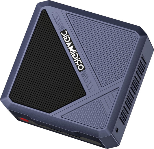 Mini PC ORIGIMAGIC A1 Pro met Ryzen 9 7940HS (tot 5,2 GHz), 32 GB DDR5 (max. 64 GB), 1 TB SSD, drievoudige 4K, WiFi 6E, BT 5.2/2,5G LAN voor gaming, ontwerp en kantoor - QUORE