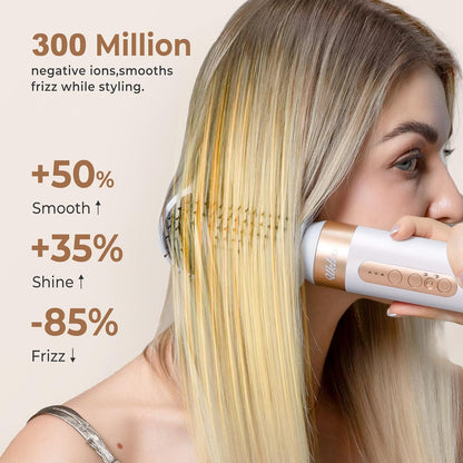 Haarföhn airstyler UKLISS haarstyler & ionen-haardroger Pro7 in 1, haarstyler set met airflow krulborstel, automatisch, ronde borstelföhn, airbrush haarstyler, thermische borstel, multistyler