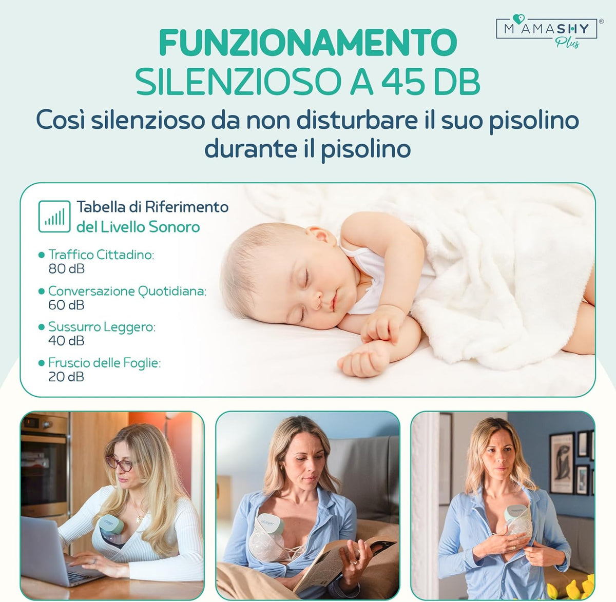 MAMASHY Plus – 2 draagbare elektrische borstkolven met 6 maten, 4 modi, 12 standen, USB‑C, 5 adapters, BPA-vrij, borstvoeding voor pasgeborenen, draagbaar, inclusief accessoires