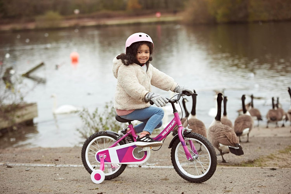 WildTrak Meisjes WT006 10.5X16 SGL roze fiets, 16" wiel