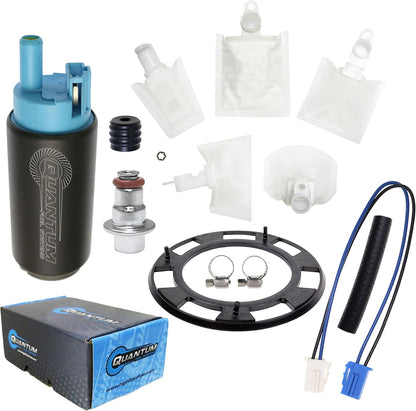 Brandstofpomp Motorfiets – Benzinepomp – Brandstofpompmodule – Brandstofunit – Brandstofinjectiepomp – Directe Vervanging In Originele Behuizing – Inclusief Zeef, Brandstofdrukregelaar En Tankafdichting