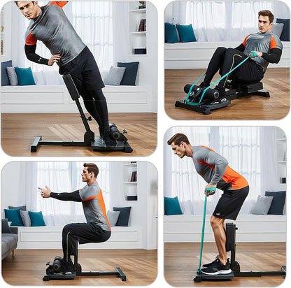 leikefitness Deluxe Multifunctionele Diepe Sissy Squat Bench Thuis Gym Workout Station Been Oefening Machine