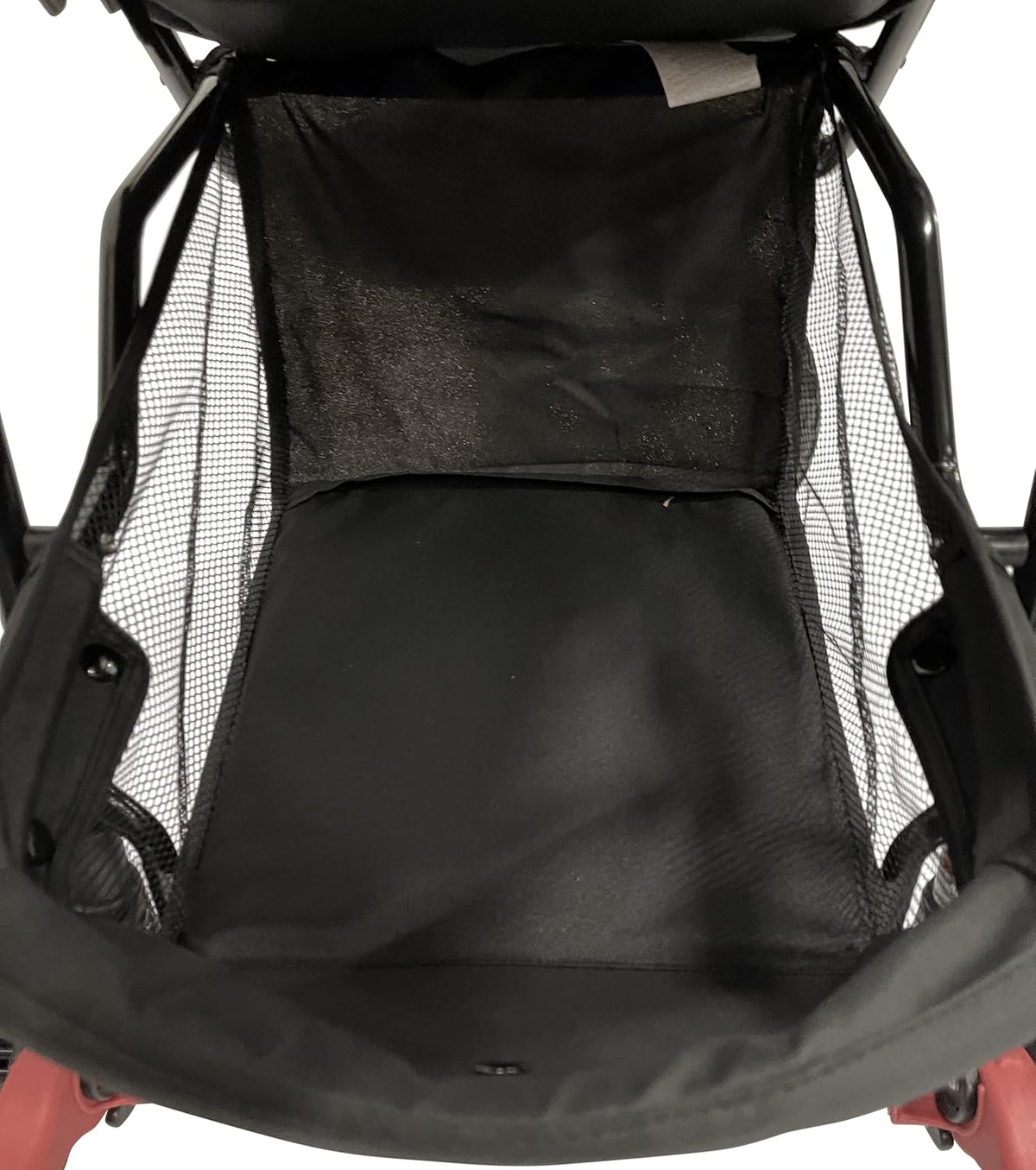 PETIQUE Chinook Zwart | Luxe hondenwandelwagen | Vouwen met één hand | 12" Eva-banden voor en achter voor extra comfort | Reflecterende binding | Houdt huisdier tot 23 kg | Dierendrager