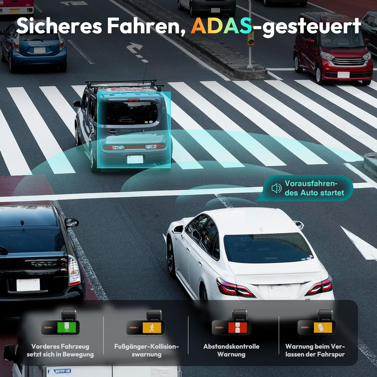 Dashcam Auto Voor Achter – Autocamera – Autodashcam – Dubbele Dashcam – Camera Voor En Achter – Echte 4K Voorcamera – GPS & WiFi