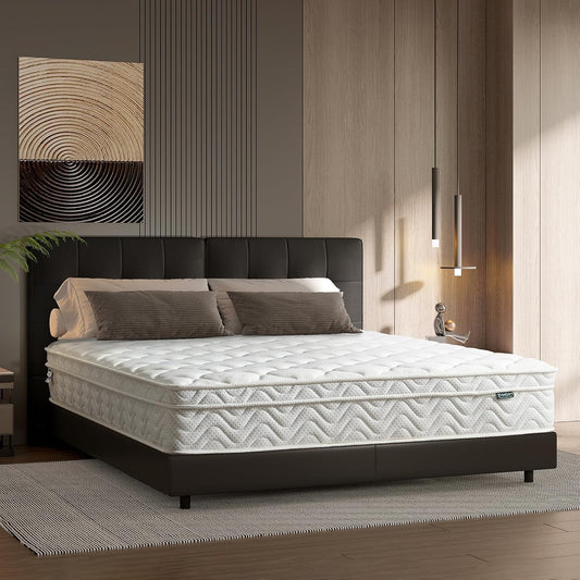 Z-hom Matras 160x200 cm, pocketveringmatras, hardheid H3, Hoogte 25cm, Orthopedische en zelfmodellerende eigenschappen, Hypoallergeen & Antibacterieel