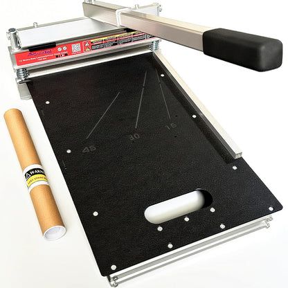 Laminaat- en Vinyl Planksnijder – Vloersnijder – Laminaatsnijder – Vinylsnijder – Handmatige Plankenknipper – 13 Inch Snijbreedte En 13 Mm Dikte, 15°/30°/45° Snijhoeken – Inclusief Vervangingsmes En 600 Grit Slijpsteen