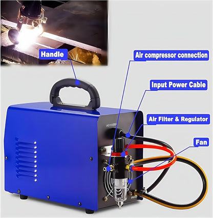 Plasmasnijder 220 V 55 A, HF Non-Touch Pilot Arc, 20 mm Max snijdikte, 15 mm zuivere snede (PLC55P)