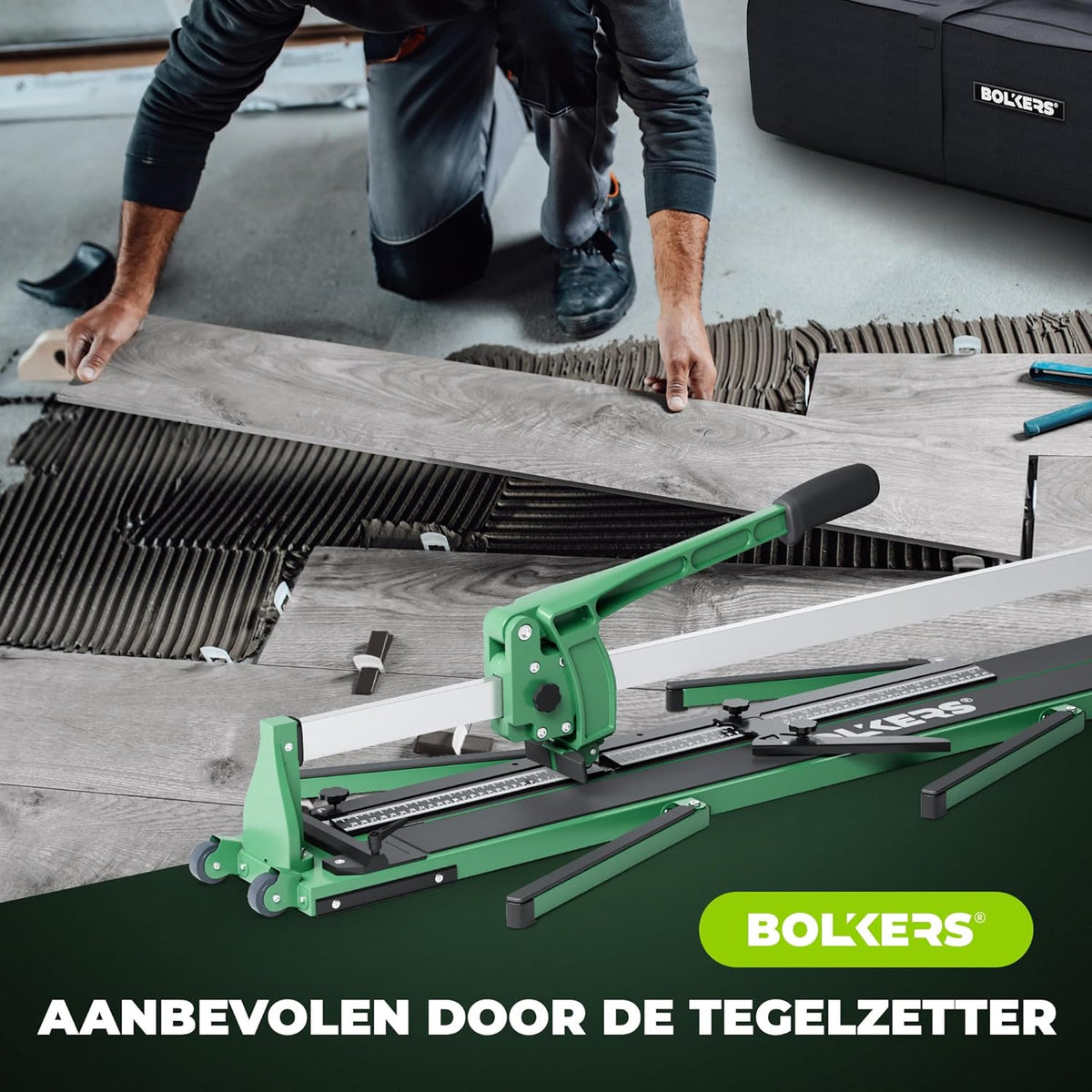 ProCut XL 1200 tegelsnijder - tegelsnijder met 1200mm snijlengte - precieze sneden dankzij hardmetalen snijwiel met kogellager - tegelsnijmachine met magnetische breekstempel