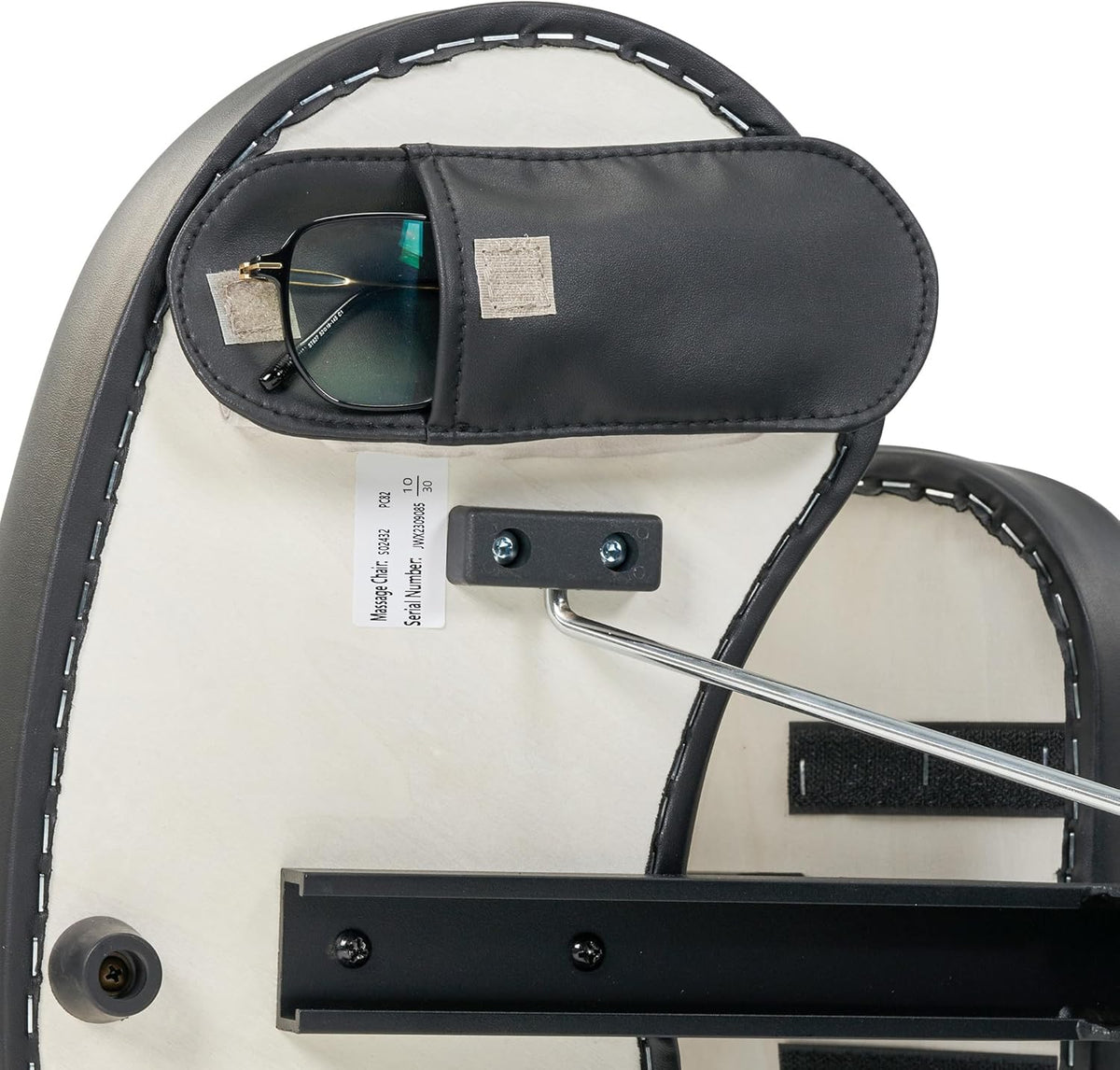 Master Massage Apollo Inklapbaar massagestoelpakket met draagtas, 46485EU zwart mobiele massagestoel, groot