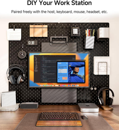 Large Portable Monitor, 61 cm (24 inches), 1080P, FHD, 100Hz, Travel Monitor, 125% sRGB IPS, Laptop Extension, VESA Compatible, Detachable Height Adjustable Stand with USB-C - QUORE
