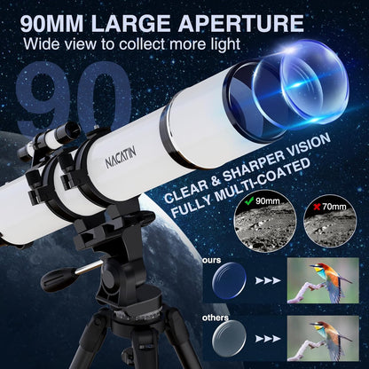 F80090 Astronomische telescoop (wit)