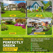 Gazonhark - Nivelleringshark - Gazonplanner - Rakel - met 5ft - Handgreep - 66 x 25 cm - Robuuste Bodemplaat - Gazonschuiver - voor Tuin - Golf - Gazon - Achtertuin - Zwart