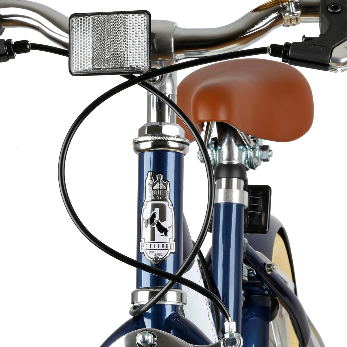 PROMETHEUS BICYCLES Petiday Retro Kinderfiets, 14 inch vanaf 4 jaar, voor meisjes en jongens, blauw