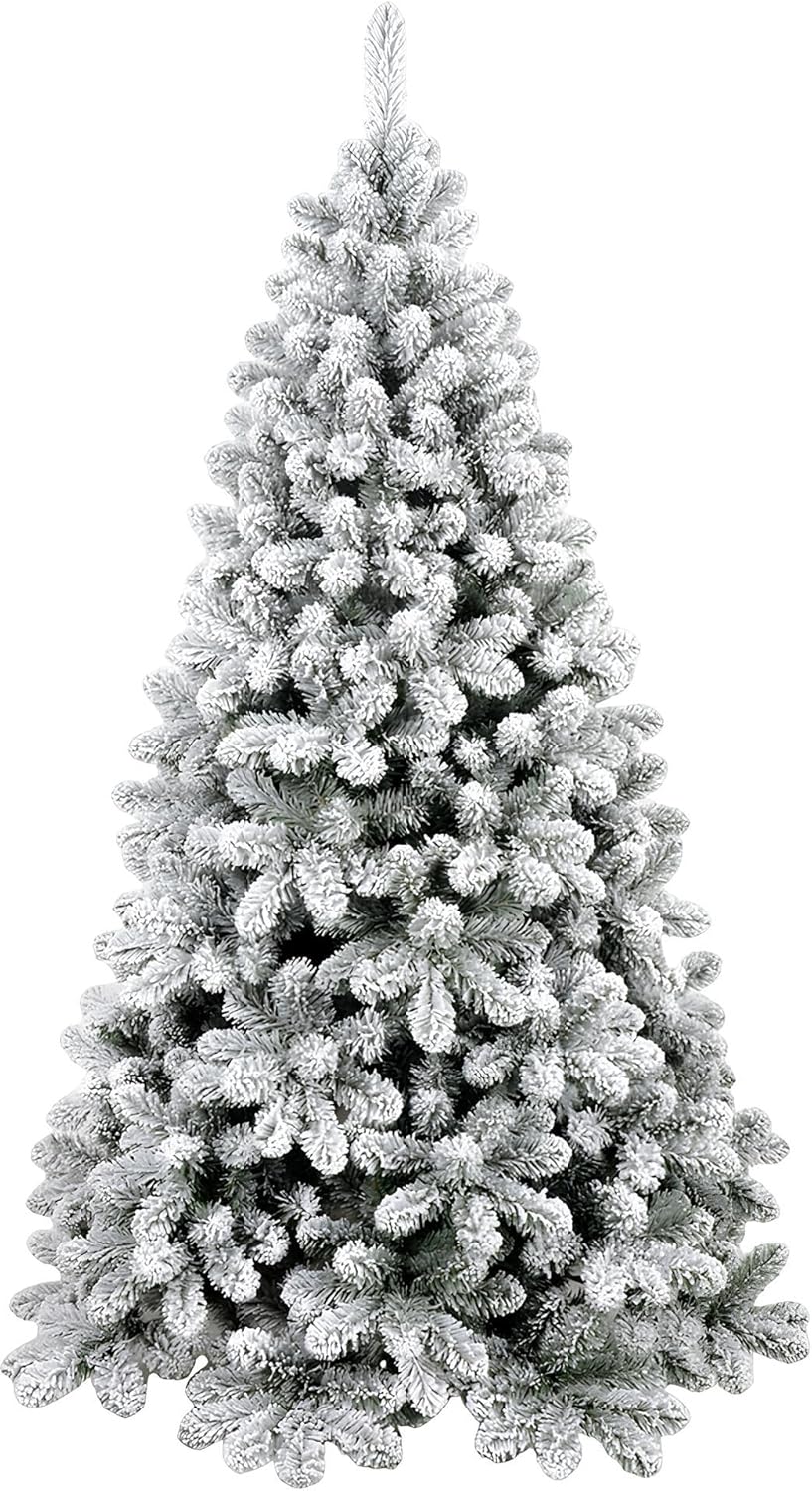 Kerstboom met sneeuw 150/180/210/230/270 cm realistisch oppervlak (210)