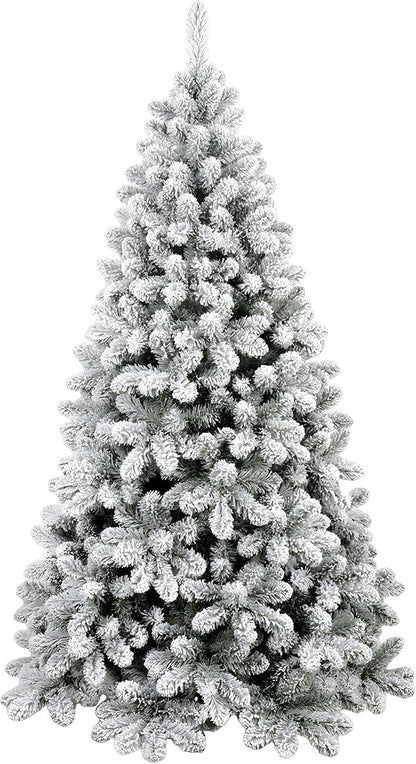 Kerstboom met sneeuw 150/180/210/230/270 cm realistisch oppervlak (210)