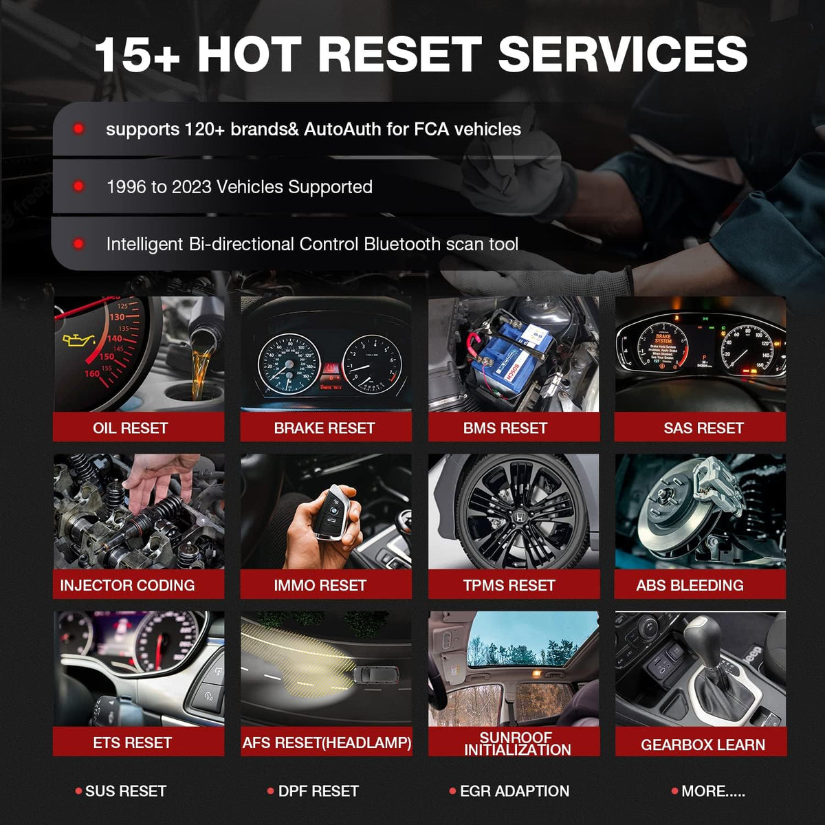 KINGBOLEN Ediag Plus Autodiagnosekoffer, OBD-II Franse diagnose voor 15 complete systemen, Can-FD, auto-wijn, ECU-codering en actieve test, gratis update 1 jaar