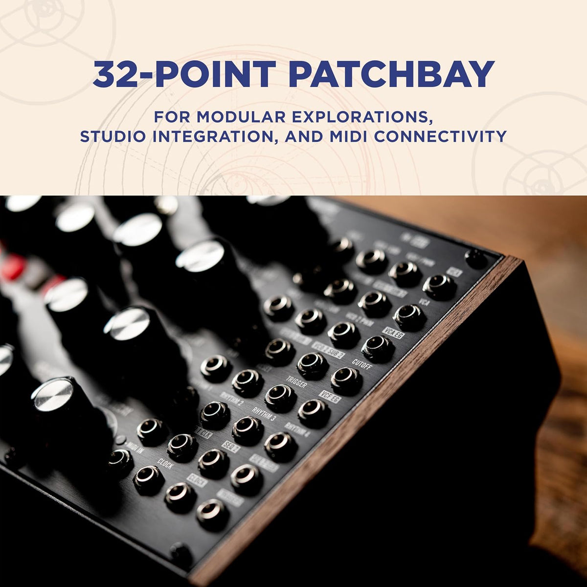 MOOG Subharmonicon Semi-Modulaire Analoge Polyritmische Synthesizer met Dual Sequencer, MIDI en Patch Bay