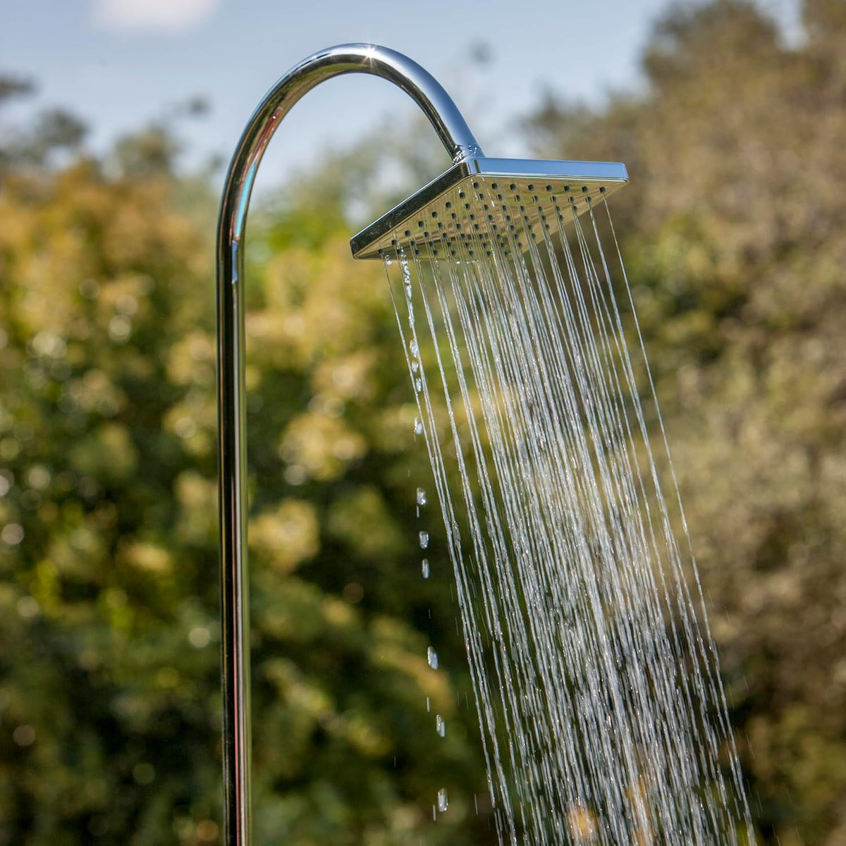 Gre SSAL18 Aluminium tuin zonnedouche met 18 l tank, bestaande uit twee delen