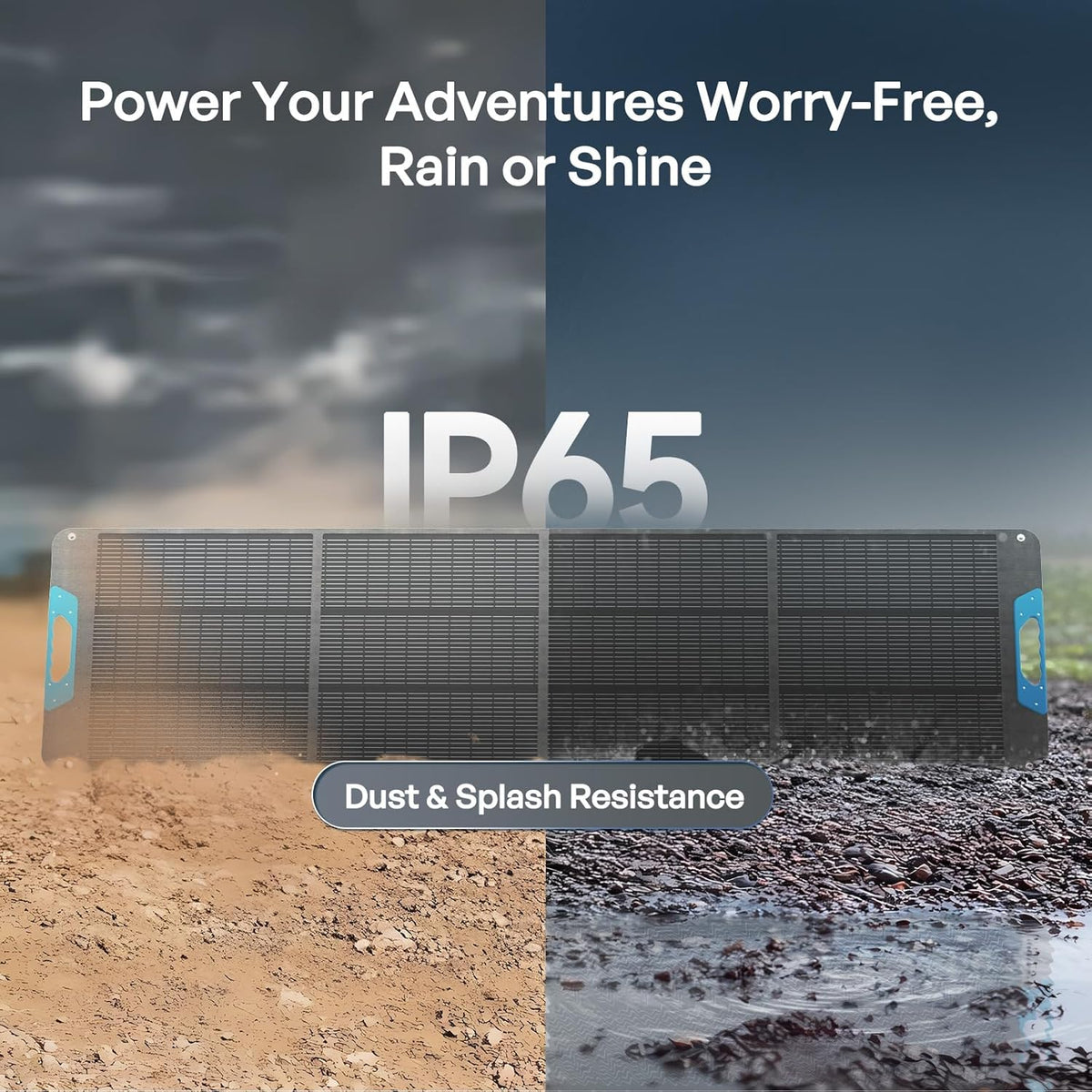 Renogy 200W Draagbaar Zonnepaneel, IP65 Waterdichte Opvouwbare Zonnepaneel Power Backup, Solar Charger voor Power Station RV Camping Off Grid