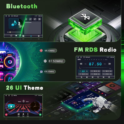 Autoradio Peugeot 3008 – Android Radio – Navigatie Systeem – Multimedia Speler – Bluetooth Stereo – 7 Inch Touchscreen – Handsfree Bellen – Achteruitrijcamera Ondersteuning