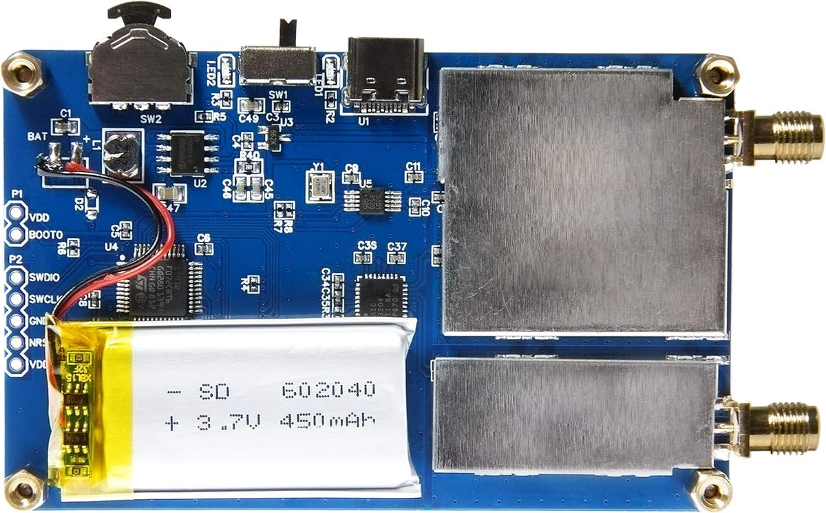 Nooelec NanoVNA - Open Hardware Vector Network Analyzer Kit van Geautoriseerde Distributeur. Inclusief 50kHz-900MHz+draagbare VNA met EMI Shielding & SOLT Calibration Kit. Ondersteuning Innovatie!