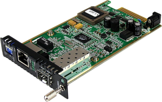 StarTech.com Gigabit Ethernet LWL/glasvezel media-converter kaartmodule met SFP, 1000 Mbit multimode Gigabit Ethernet media-converter