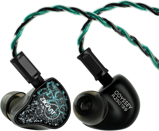 Hybride In-Ear Monitor – IEM – In-Ear Hoofdtelefoon – Bedrade Oordopjes – HiFi Oordopjes – Neutrale Klank Met Diepe Subbas – Afneembare 2-Pins Kabel