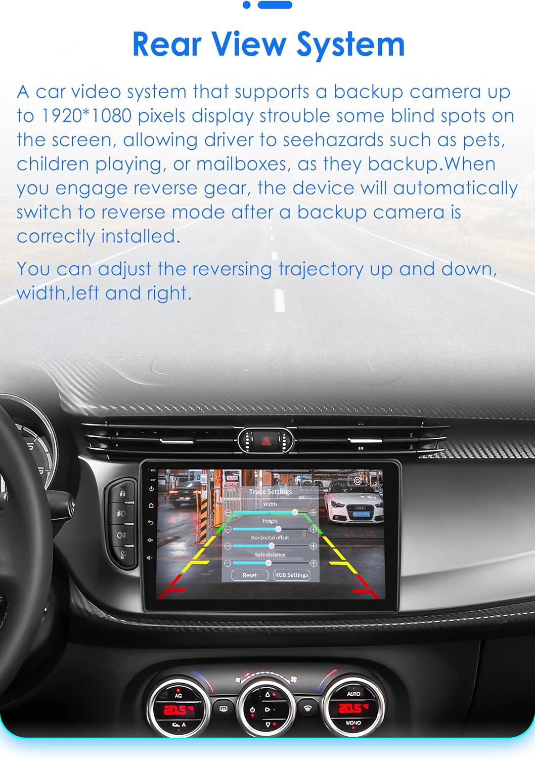 Android 13 Autoradio – Inbouwradio – Multimedia Systeem – Navigatiesysteem – Touchscreen Radio – 9 Inch QLED Scherm – Draadloze Apple CarPlay & Android Auto