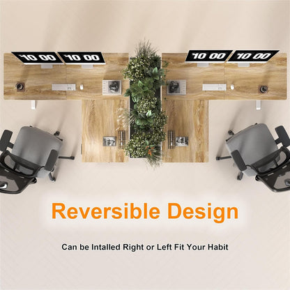 L-vormig Staande Hoekbureau – Elektrisch Verstelbaar Bureau – Zit Sta Bureau – Hoekbureau Kantoor – Bureau Met Hoek – 160x140 cm – Slim Geheugenpaneel Met Antibotsing