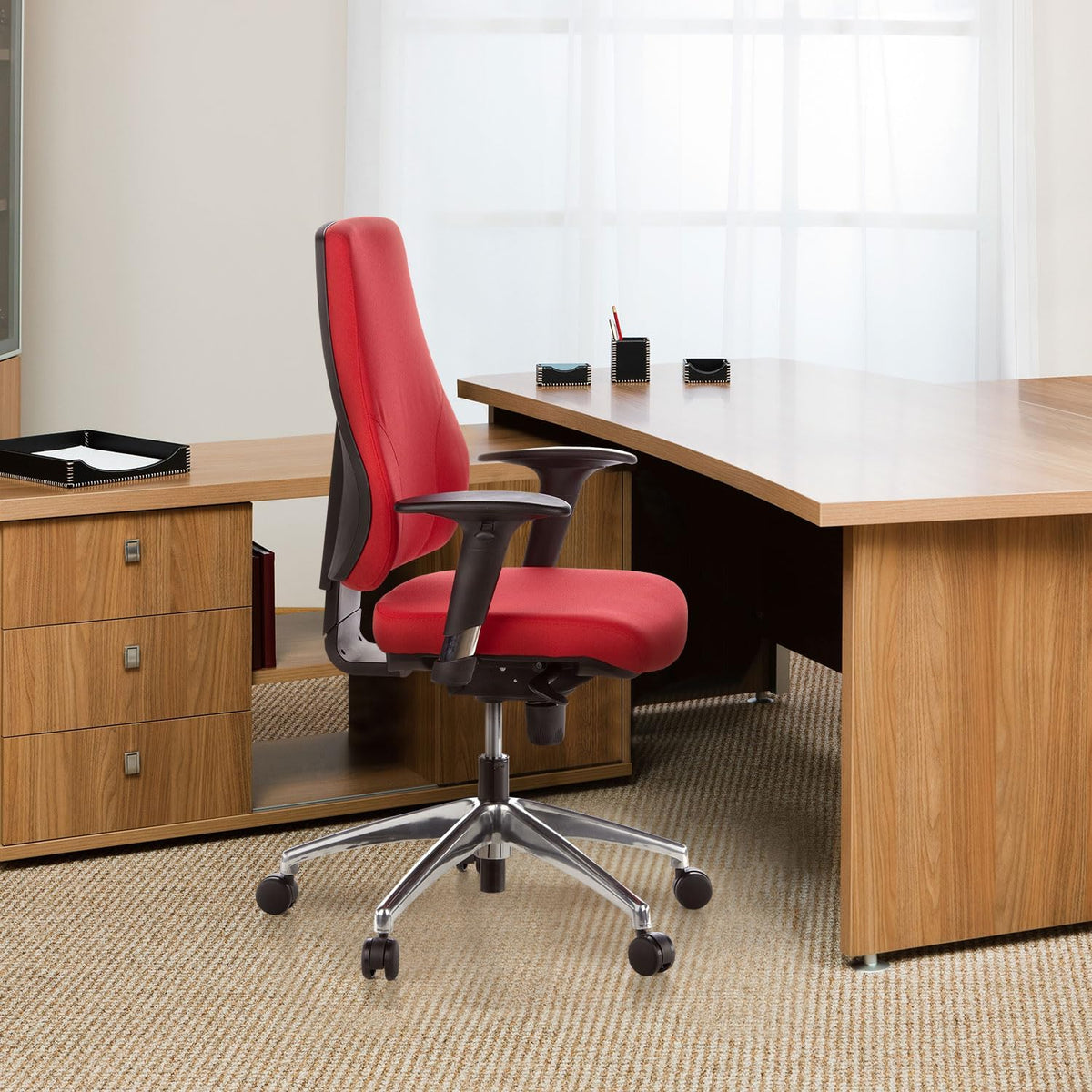 hjh OFFICE stoel, rood