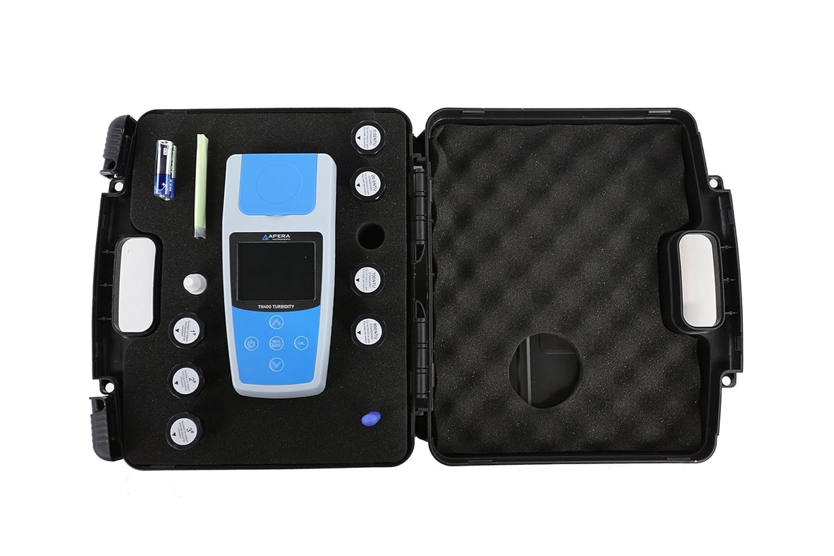 Apera Instruments TN400 troebelingsmeter (meetbereik: 0-1000NTU, nauwkeurigheid 0, 01%, groot kleur-LCD)