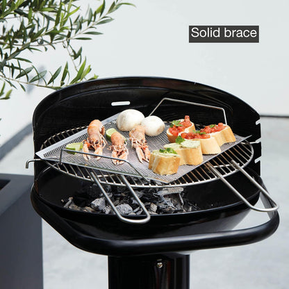 Barbecook houtskoolbarbecue Loewy 50 uit email zwart 47.5cm H 99cm