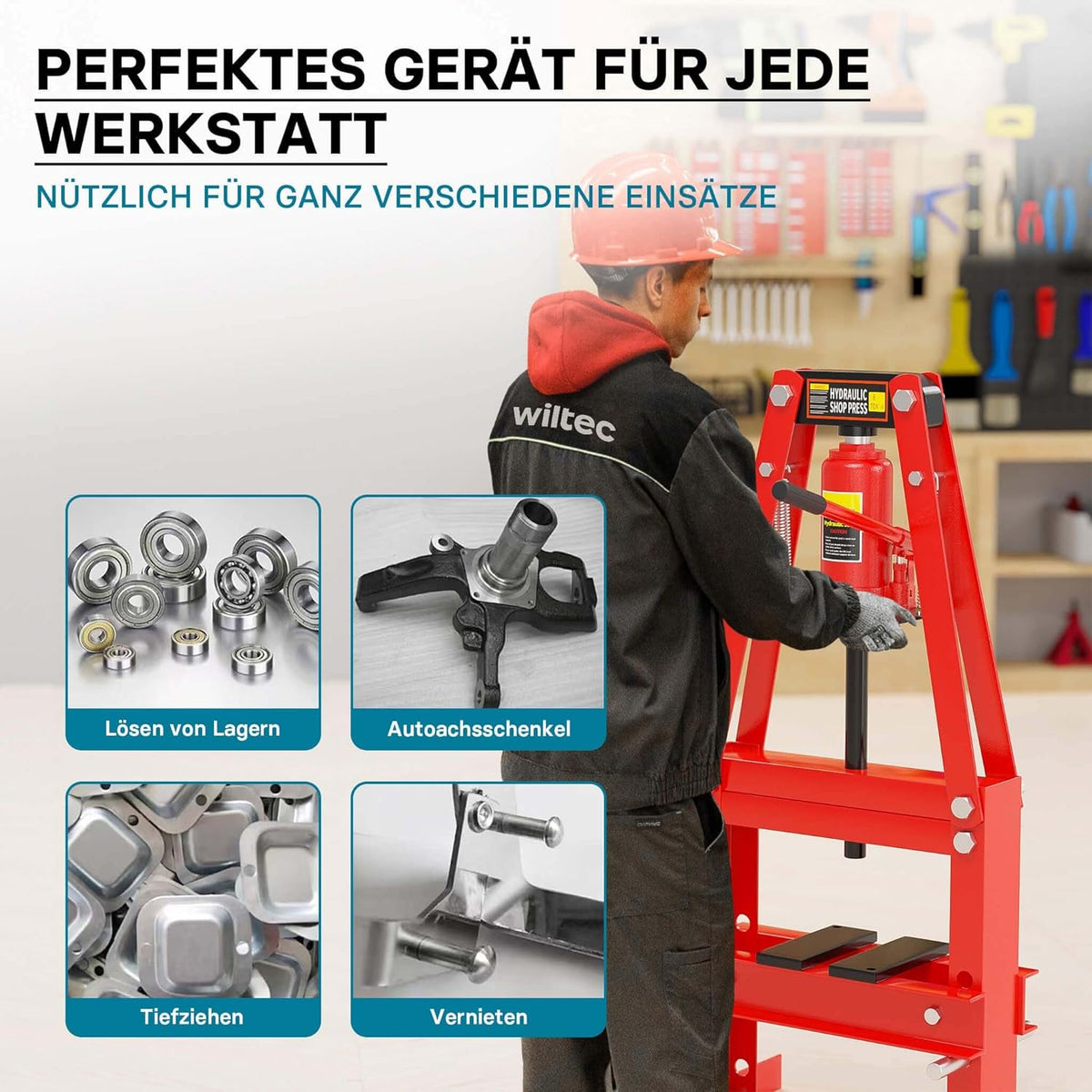 Wiltec A-frame workshop press 6t hydraulic press press press machine