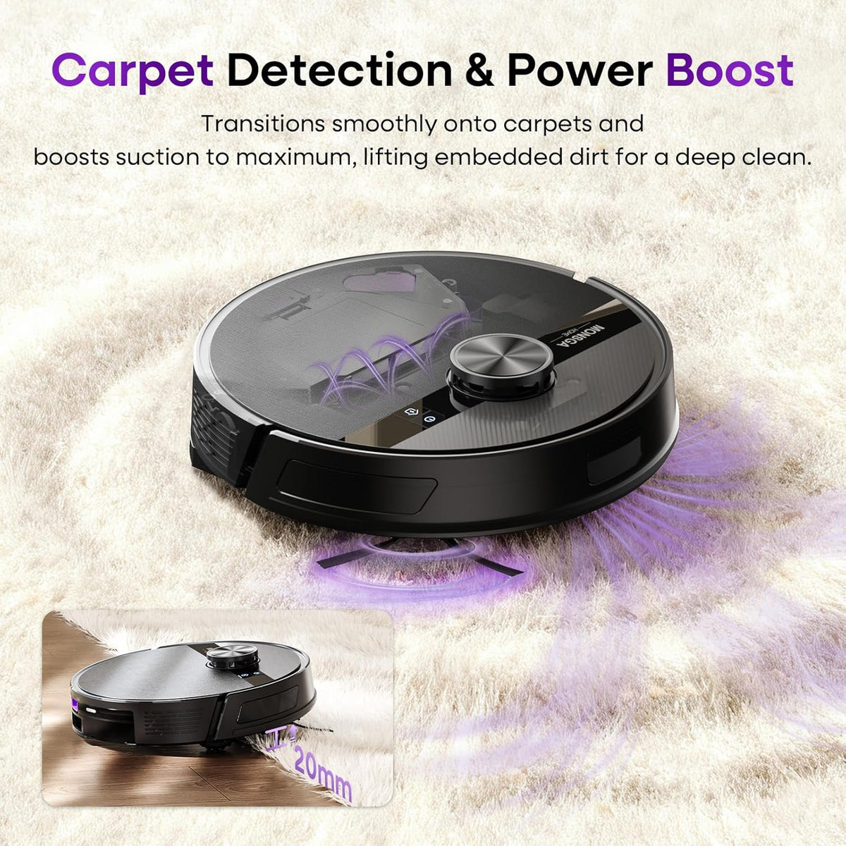 Robotstofzuiger – Robotstofzuiger – Robot Cleaner – Automatische Stofzuiger – Dweilrobot – Compact En Wendbaar – Lange Accuduur – Stille Werking
