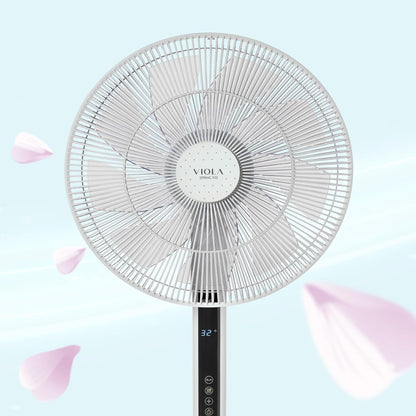 Staande ventilator – Vloerventilator, Voetventilator, Statiefventilator, Ventilator op voet – 25 dB Slaapstand – 32 Snelheden, 320° Oscillatie