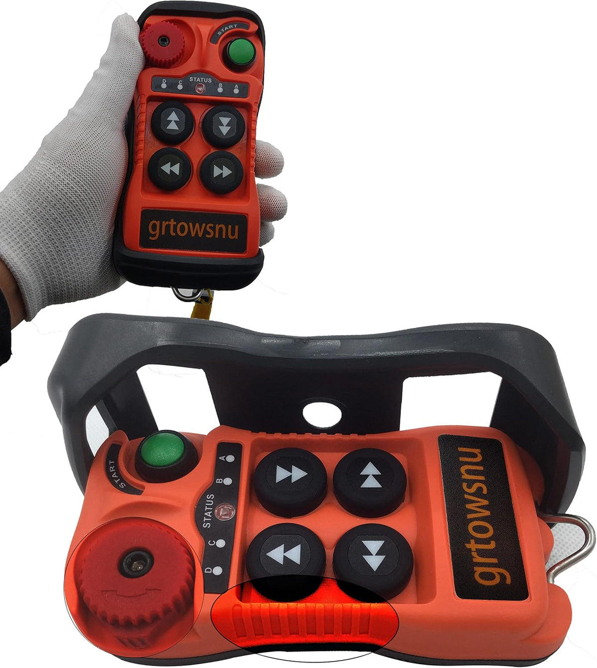 220 V AC 4-button draadloze industriële Hoist Crane Reemote Control voor lift Winch
