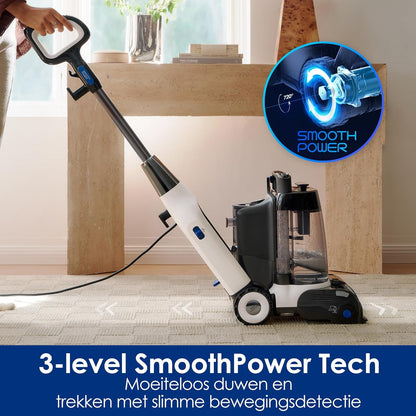 Tineco Carpet One Cruiser Carpet Cleaner, Wet Vacuum Cleaner, Smart Cushion Cleaner, 3-Mode Washing Vacuum Cleaner, SmoothPower, DualCore Drying, FlashDry Self-Cleaning, iLoop Sensor - QUORE