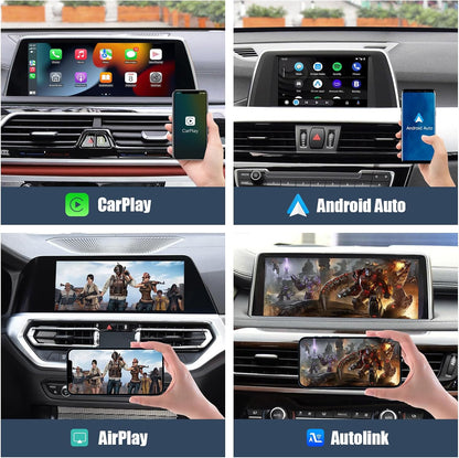 Draadloze CarPlay Android Auto Module – Smartphone Interface – Auto Multimedia Adapter – Infotainmentsysteem Upgrade – Mirrorlink Ondersteuning – OEM Camera Compatibiliteit – Veilig Handsfree Rijden