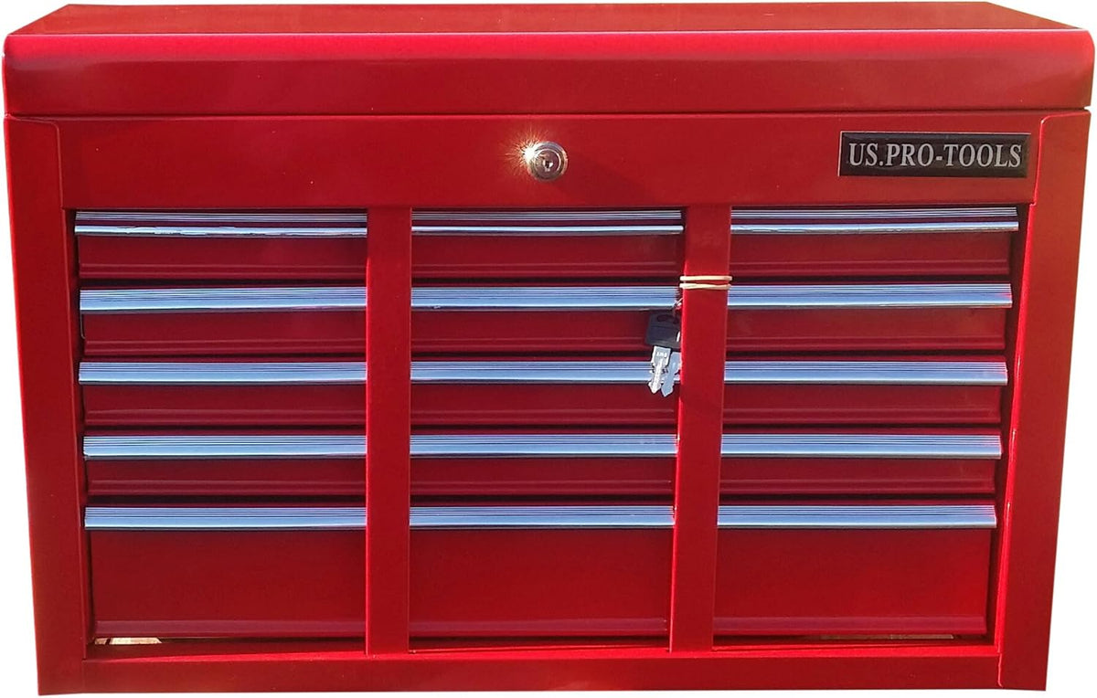 Gereedschapskist – Gereedschapskoffer – Toolbox – Opbergkist – Werkplaatskist – 9 Laden Met Kogellagers – Stevig Stalen Ontwerp
