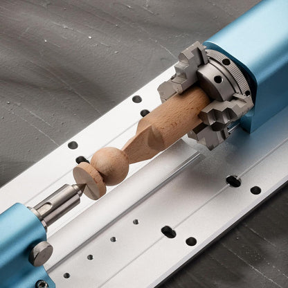 Genmitsu 4e as roterende moduleset voor 4040-PRO & 3030-PROVer MAX CNC freesmachine met planetaire tandwiel stappenmotor, 10:1 snelheidsreductor, Werkbereik: Lengte 10-200mm, Diameter 2-50mm