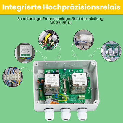 Offgridtec 010711 Omschakelstation voor netprioriteitschakeling USV werking US-16 230V 16A 3600W