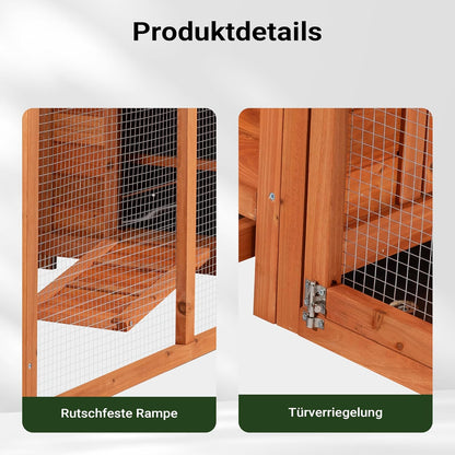 Knaagdierhuis konijnenhok kippenhok kleine dieren stal kooi hok vogelhuis