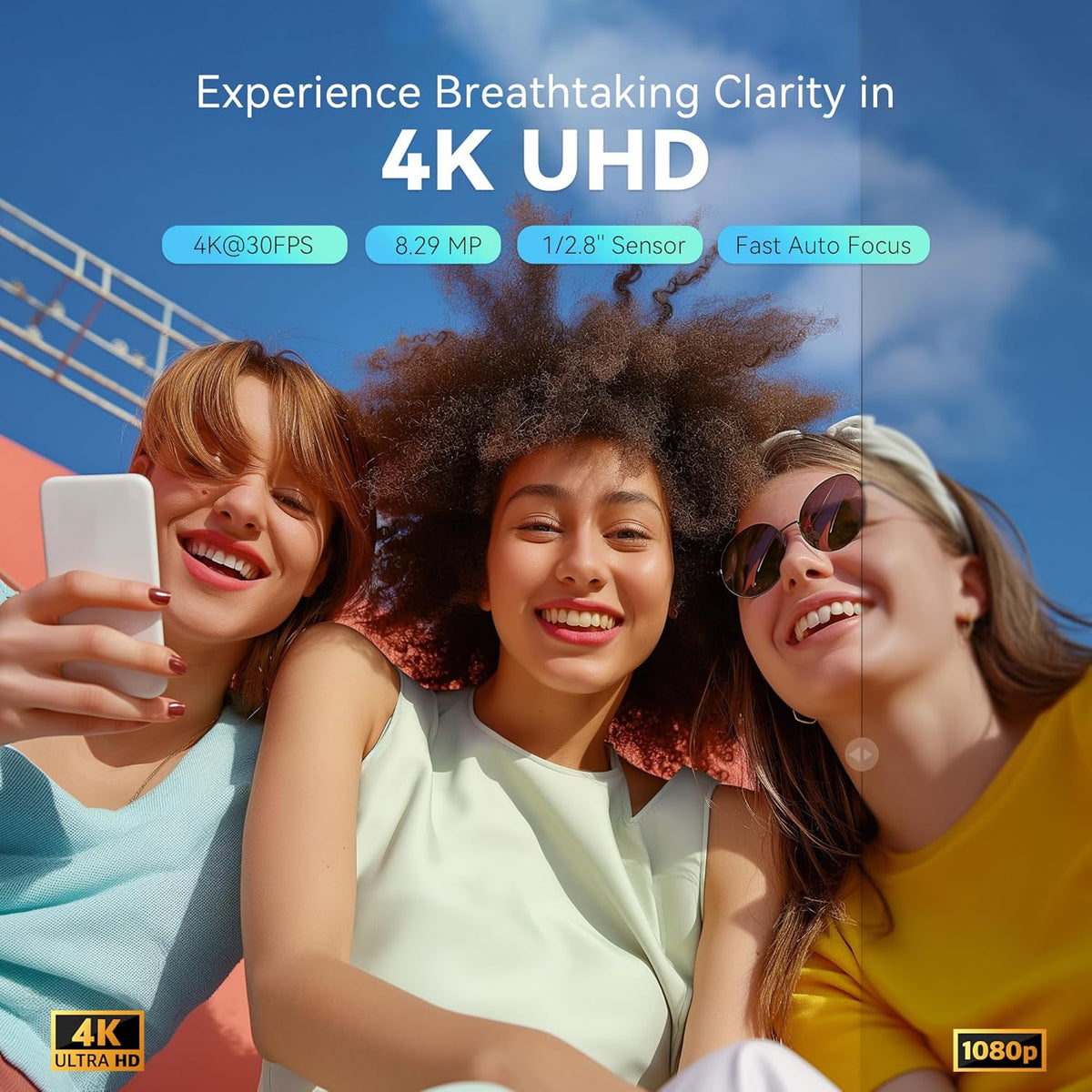 TONGVEO 4K NDI PTZ camera met KI-auto-tracking 20-voudige optische zoom HDMI IP live streaming SDI USB3.0 PoE LAN ondersteuning voor godsdiensten, devocaties vorming, videoconferenties met OBS VMix