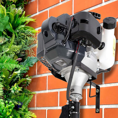 Wiltec 2-in-1 benzine grastrimmer bosmaaier tuingereedschap 1,9 kW gazontrimmer met toebehoren