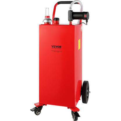Draagbare Brandstoftank – Mobiele Dieseltank – Benzinetank – Brandstofcontainer – Diesel Caddy – 30 Gallon Inhoud – 180W Elektrische Pomp