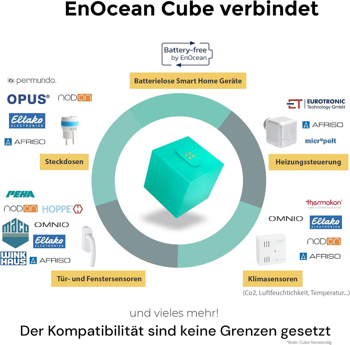homee Modulaire Smart Home centraal, Brain + EnOcean