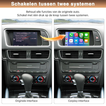 Draadloze CarPlay Android Auto Retrofit Kit – CarPlay Adapter – Smart Connect Module – Infotainment Upgrade – Bluetooth Interface – Siri Stembesturing – Achteruitrijcamera Ondersteuning