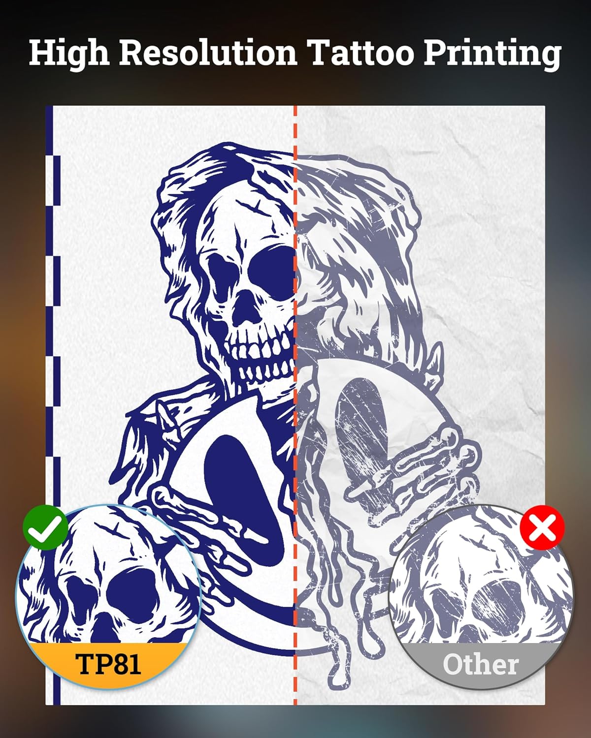 Tattoo Stencil Printer – Tattoo Printer – Sjabloonprinter – Tattoo Transfer Printer – Tattoo Overzetprinter – Anti-Kreuk Technologie – Bluetooth & USB Connectie